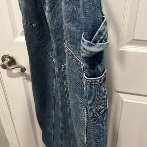 BDG urban outfitters denim carpenter maxi skirt size Small - Picture 5 of 9